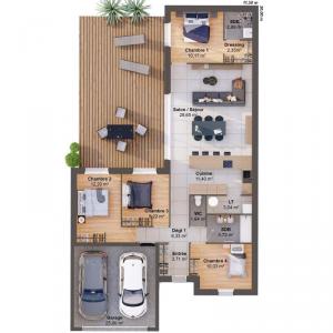 For sale Angouleme 6 rooms 106 m2 Charente (16000) photo 2