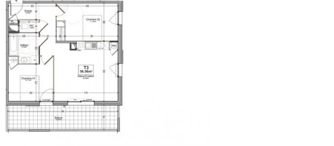 Annonce Location 3 pices Appartement Cluses 74