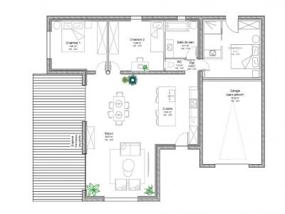 For sale Reze 4 rooms 103 m2 Loire atlantique (44400) photo 0