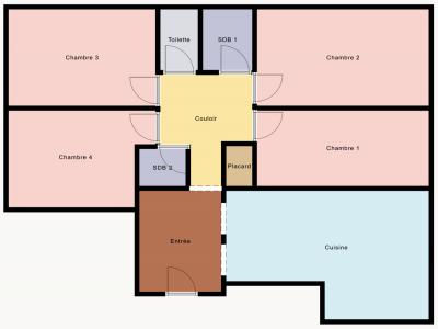For rent Paris-15eme-arrondissement 5 rooms 20 m2 Paris (75015) photo 3