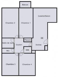 For rent Paris-15eme-arrondissement 5 rooms 26 m2 Paris (75015) photo 4