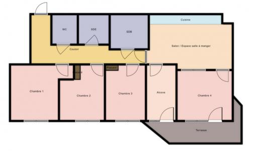 For rent Clichy 5 rooms 24 m2 Hauts de Seine (92110) photo 3
