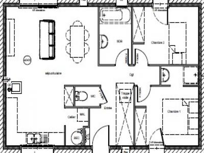 For sale Ligne 3 rooms 81 m2 Loire atlantique (44850) photo 1