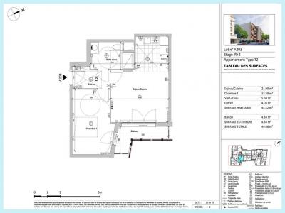 For rent Drancy 2 rooms 45 m2 Seine saint denis (93700) photo 2