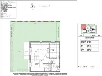 Annonce Location 3 pices Appartement Carpiquet 14