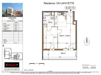 For rent Dijon 2 rooms 43 m2 Cote d'or (21000) photo 3