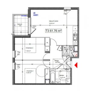 For rent Saint-priest 3 rooms 61 m2 Rhone (69800) photo 1