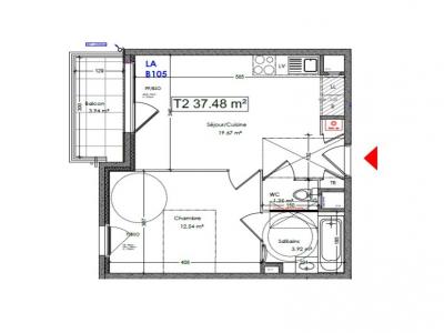 Annonce Location 2 pices Appartement Saint-priest 69