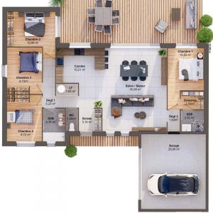 For sale Bouille-courdault RIVES-D-AUTISE 6 rooms 109 m2 Vendee (85420) photo 2