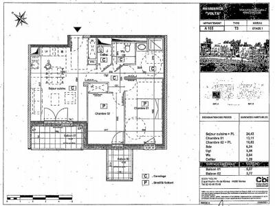 Annonce Location 3 pices Appartement Saint-herblain 44