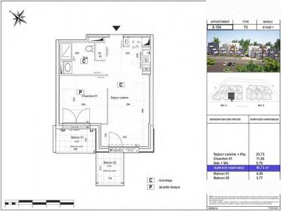 Annonce Location 2 pices Appartement Saint-herblain 44