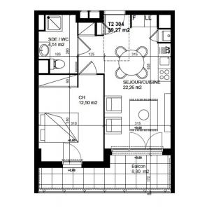 For rent Pont-de-claix 2 rooms 39 m2 Isere (38800) photo 1