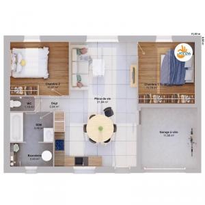Acheter Maison 64 m2 Cherves-richemont