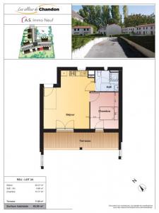 For rent Chasseneuil-du-poitou 2 rooms 40 m2 Vienne (86360) photo 1