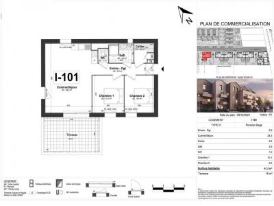 Annonce Location 3 pices Appartement Tours 37