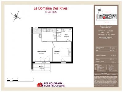 Louer Appartement 39 m2 Chartres