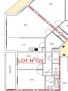 Annonce Vente 3 pices Appartement Angers 49