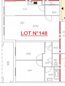 Annonce Vente 3 pices Appartement Angers 49