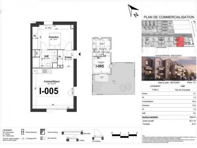 Annonce Location 2 pices Appartement Tours 37