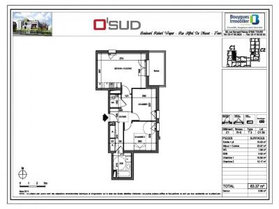 Louer Appartement Tours 762 euros