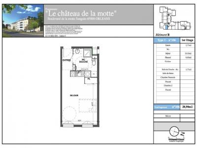 For rent Orleans 1 room 28 m2 Loiret (45000) photo 1