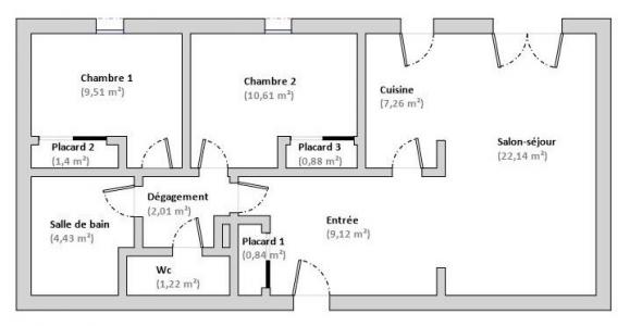 Annonce Location 3 pices Appartement Villars-les-dombes 01