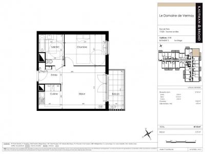 For rent Tournan-en-brie 2 rooms 46 m2 Seine et marne (77220) photo 0