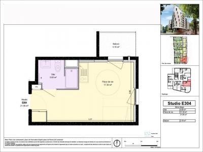 Louer Appartement 21 m2 Dijon