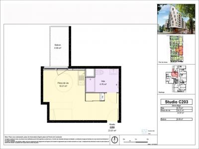 Louer Appartement 23 m2 Dijon