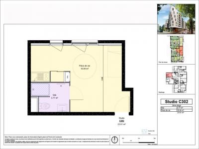 Louer Appartement 22 m2 Dijon