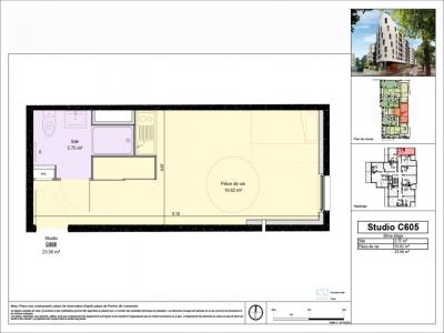 Louer Appartement 23 m2 Dijon