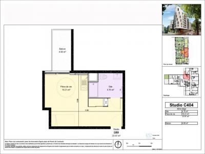 Louer Appartement 23 m2 Dijon