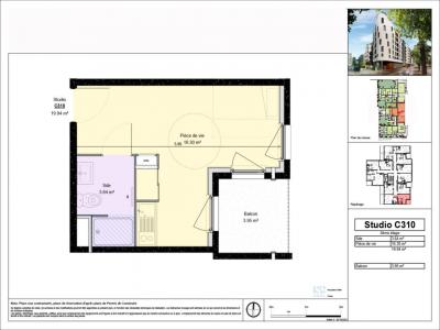 Louer Appartement 19 m2 Dijon