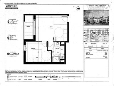 Annonce Location 2 pices Appartement Tours 37