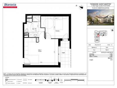 Annonce Location 2 pices Appartement Tours 37