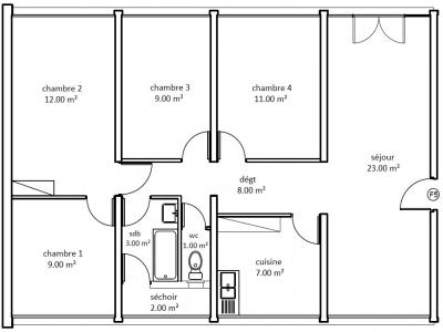 Annonce Location 5 pices Appartement Artaise-le-vivier 08