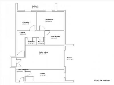 Acheter Appartement 85 m2 Paris-15eme-arrondissement