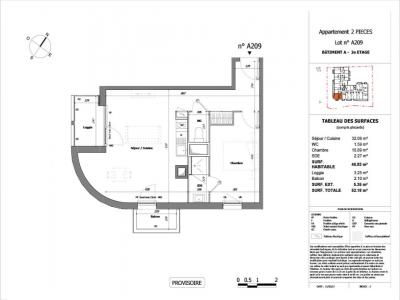 Louer Appartement 46 m2 Laval