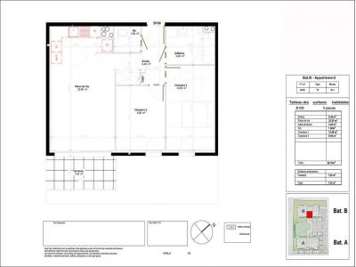 Louer Appartement 59 m2 Ars-sur-moselle