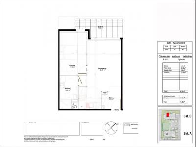 Louer Appartement 42 m2 Ars-sur-moselle