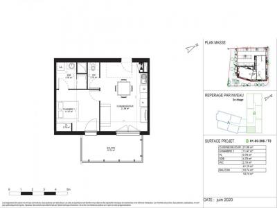 For rent Longvic 2 rooms 41 m2 Cote d'or (21600) photo 1