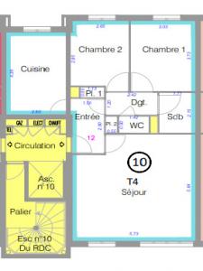 Annonce Vente 4 pices Appartement Angers 49