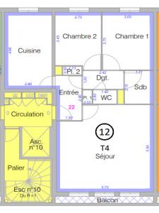 Annonce Vente 4 pices Appartement Angers 49