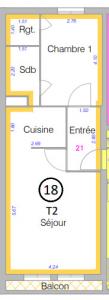 Annonce Vente 2 pices Appartement Angers 49