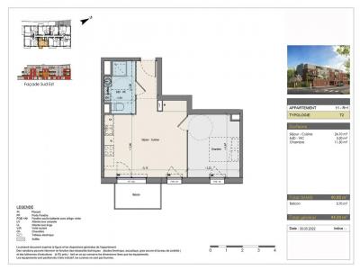 For rent Armentieres 2 rooms 40 m2 Nord (59280) photo 1
