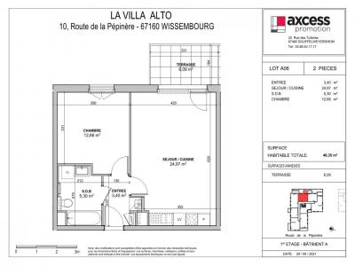 For rent Wissembourg 2 rooms 46 m2 Bas rhin (67160) photo 1
