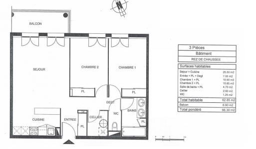 For sale Cenon 3 rooms 62 m2 Gironde (33150) photo 1