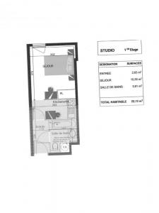 For sale Marseille-3eme-arrondissement 1 room 22 m2 Bouches du Rhone (13003) photo 4