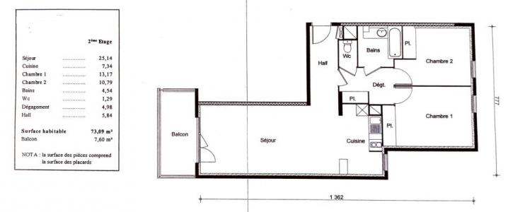 For sale Saint-priest 3 rooms 73 m2 Rhone (69800) photo 2