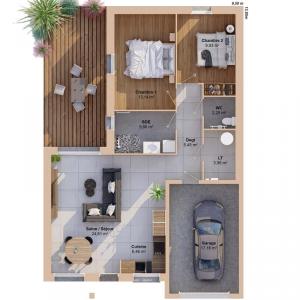 Acheter Maison 71 m2 Fontaine-le-comte